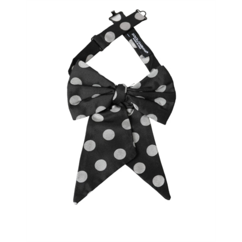 Dolce & Gabbana ribbon adjustable neck bow mens tie