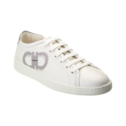 Salvatore Ferragamo ferragamo brandy leather sneaker