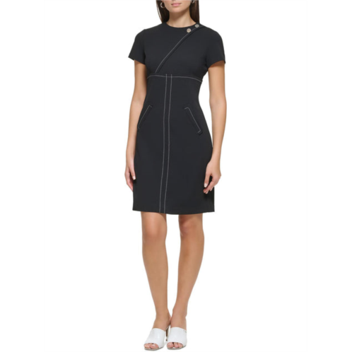 DKNY womens above-knee work wear sheath dress