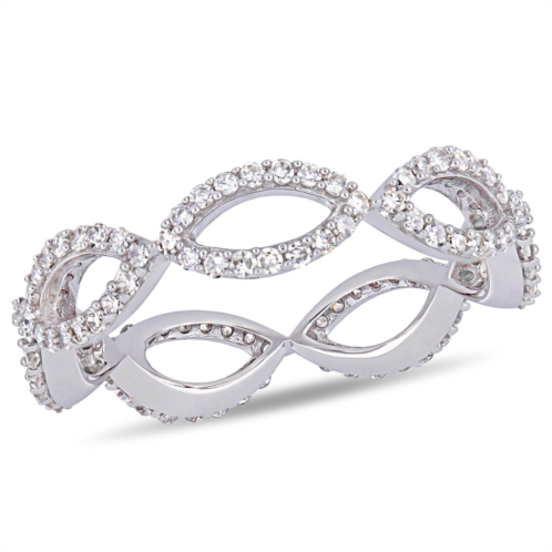 Mimi & Max 3/5ct tw diamond infinity ring 14k white gold