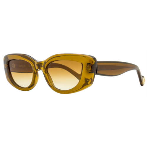 Lanvin womens cat eye sunglasses lnv641s 208 caramel 50mm