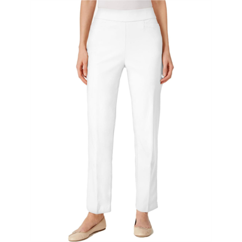 Alfred Dunner petites womens modern fit slimming straight leg pants