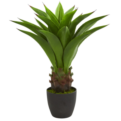 HomPlanti agave artificial plant 30”