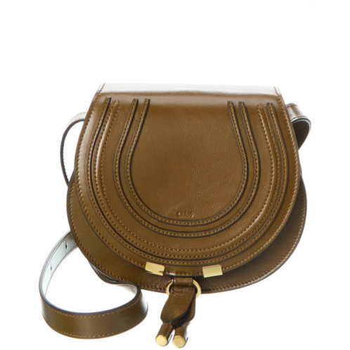 Chloe marcie small leather saddle bag