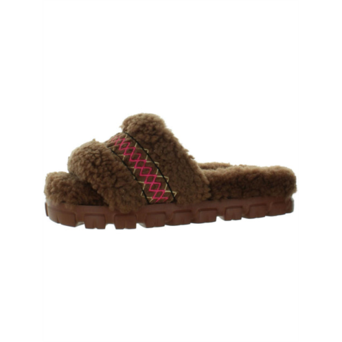 Ugg cozetta braid womens sheepskin slip-on slide sandals