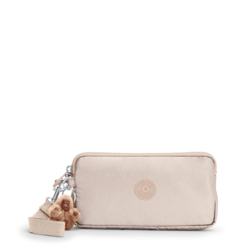 Kipling lowie metallic wristlet wallet