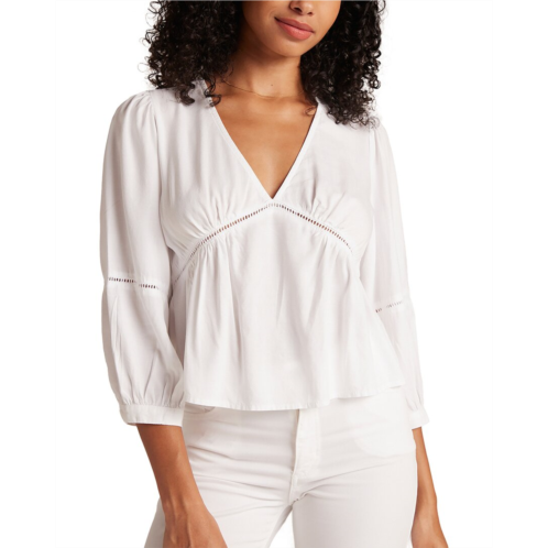 Bella Dahl ladder trim peplum top