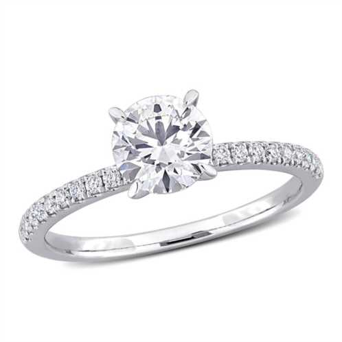 Created Forever 1 1/6ct tw lab-grown diamond solitaire engagement ring in 14k white gold