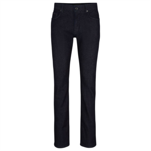 BOSS slim-fit jeans in blue luxury-comfort denim