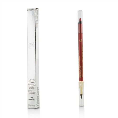 Lancome by le lip liner waterproof lip pencil with brush - #369 vermillon --1.2g/0.04oz women