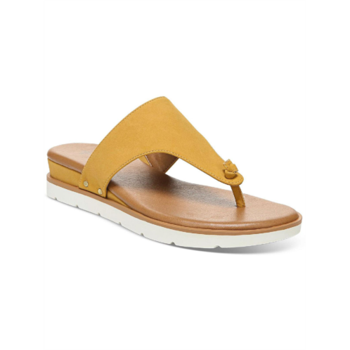 Style & Co. emma womens faux leather thong flat sandals