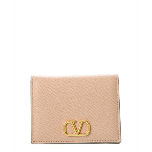 Valentino vlogo leather card case