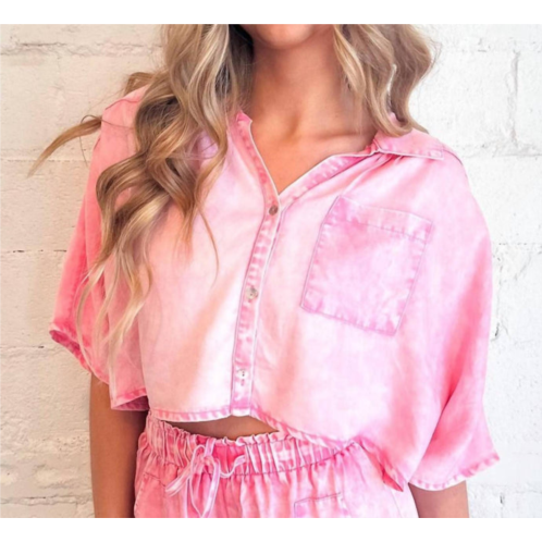 Day + moon lorelai top in pink