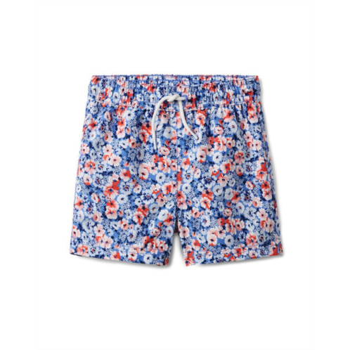 Janie and Jack recycled floral swim trunk