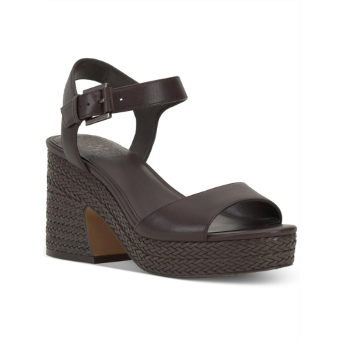 Vince Camuto womens leather open toe platform sandals