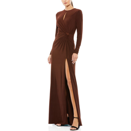 Mac Duggal keyhole draped gown