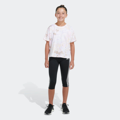 Adidas kids allover print loose box tee