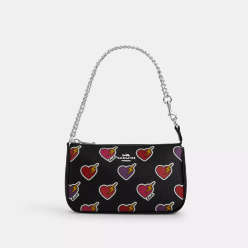 Coach Outlet nolita 19 with heart bolt print