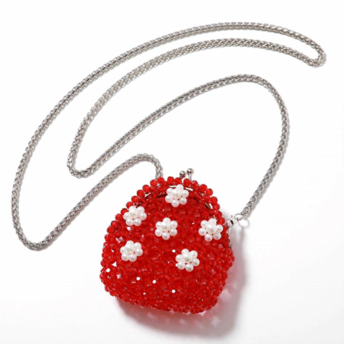 SISTER JANE womens sweet cherry purse in red