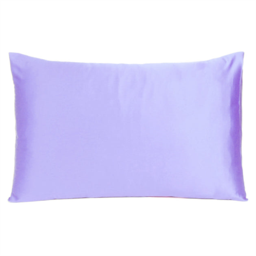 Homezia purple dreamy set of 2 silky satin queen pillowcases