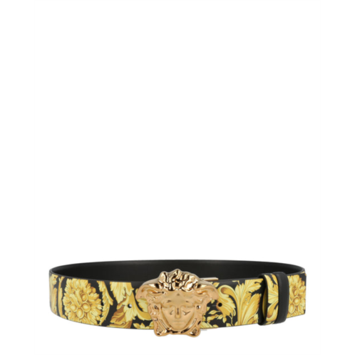 Versace la medusa reversible leather belt