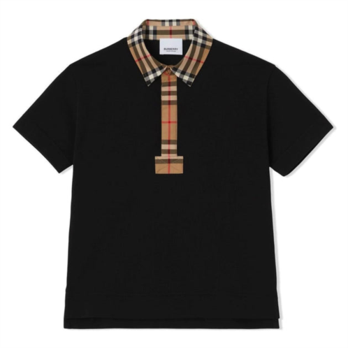 Burberry black polo