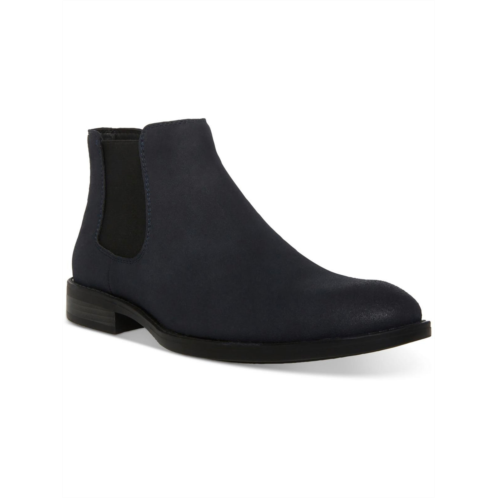 Madden maxxin mens round toe faux leather chelsea boots