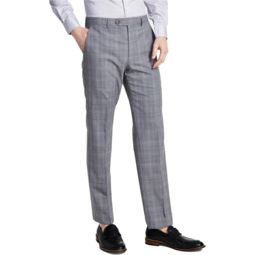 Michael Kors mens wool blend plaid suit pants