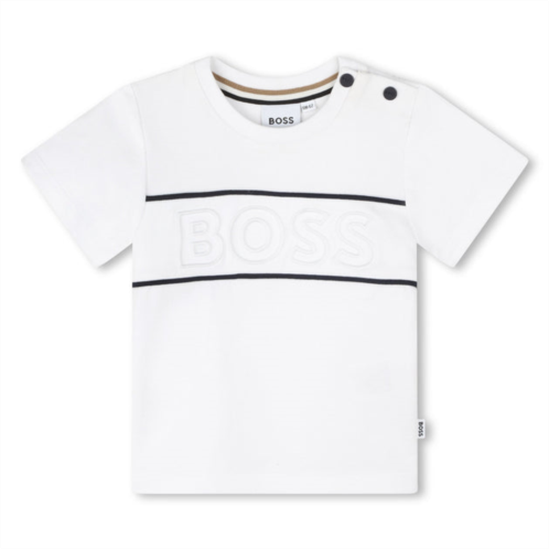 BOSS white logo t-shirts