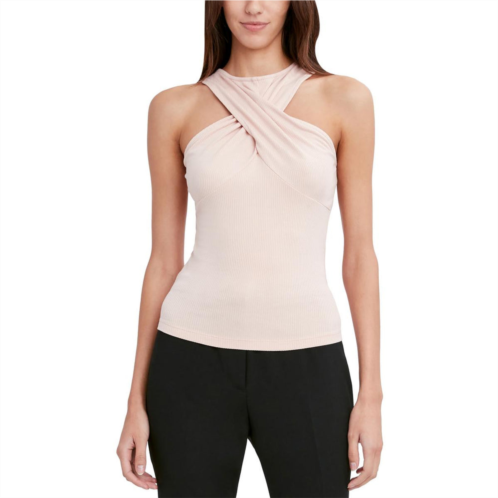 BCBGMAXAZRIA womens twist neck casual tank top