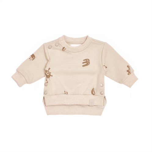 Omamimini baby hi-low terry sweatshirt