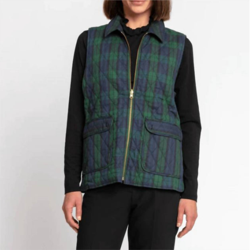 Hinson Wu lauren reversible vest in blackwatch