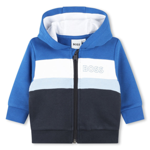 BOSS navy hooded sweatshirt