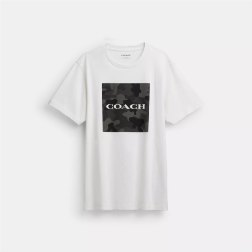 Coach Outlet camo classic t shirt in organic cotton