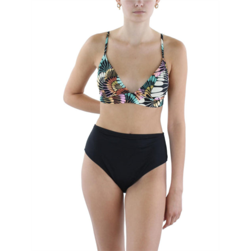 Billabong womens printed polyester bikini swim top