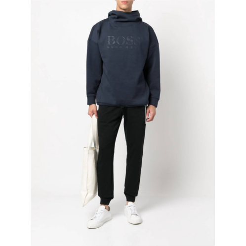 Hugo Boss soody iconic hoody sweatshirt in dark blue