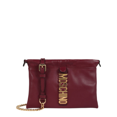 Moschino logo lettering drawstring crossbody bag