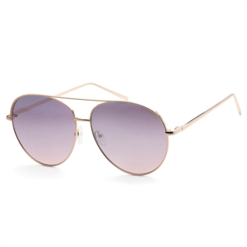 Guess womens 63mm rose gold sunglasses gf0391-28u