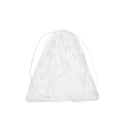 Bottega Veneta mesh drawstring clutch