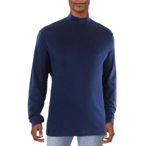 Club Room big & tall mens cotton long sleeve turtleneck shirt