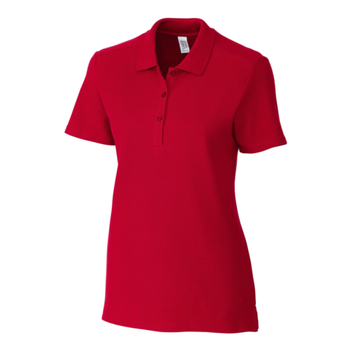 Clique addison all cotton pique short sleeve womens polo