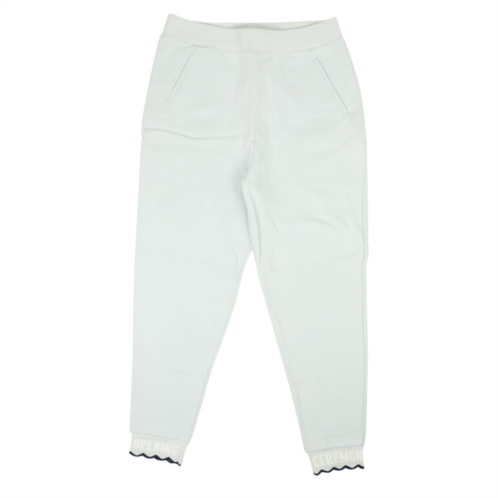 Opening Ceremony scallop elastic logo sweatpant - dust blue