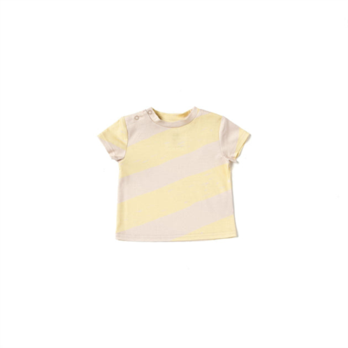 Omamimini baby boxy t-shirt with stripes