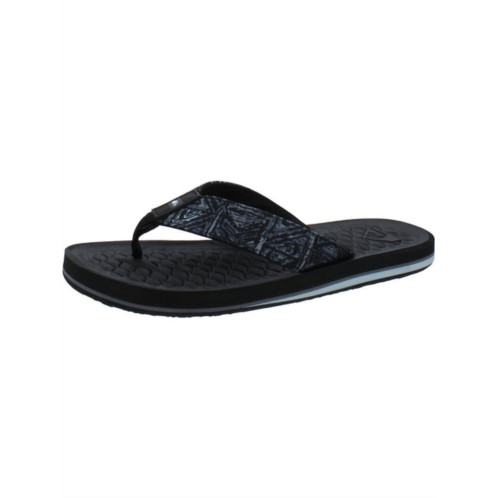 Quiksilver lanai mens toe-post cushioned footbed flip-flops