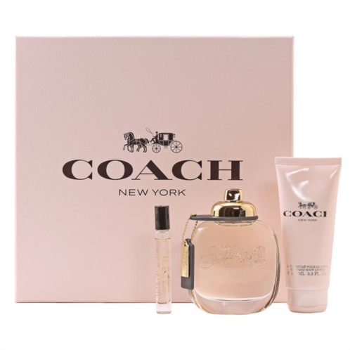 Coach ny ladies set 3 oz edp .25 edp and 3.4 lotion