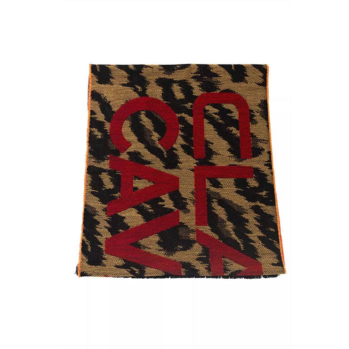 Cavalli Class exotic animalier fantasy logo mens scarf