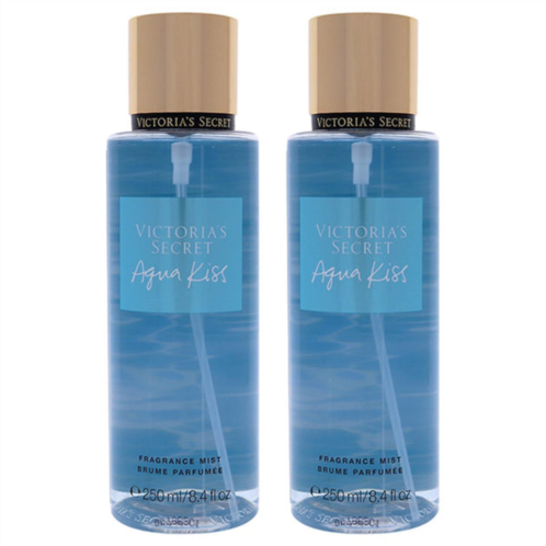 Victorias Secret 8.4 oz women aqua kiss fragrance mist - pack of 2