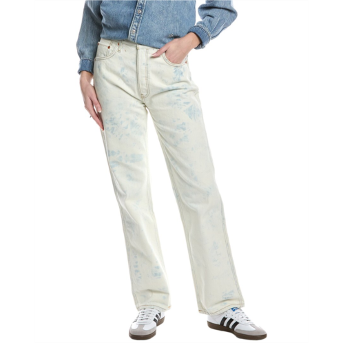 RE/DONE 90s high-rise loose sunbleach jean
