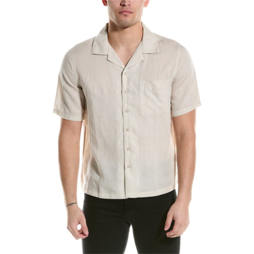 Onia jack air linen-blend shirt