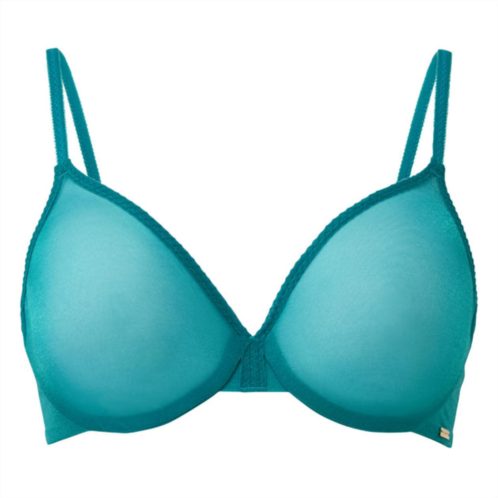 Gossard glossie sheer bra in emerald